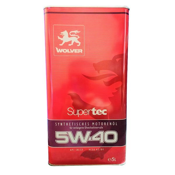 WOLVER SUPERTEC LONG-LIFE A3/B4 5W-40 SYN 5L