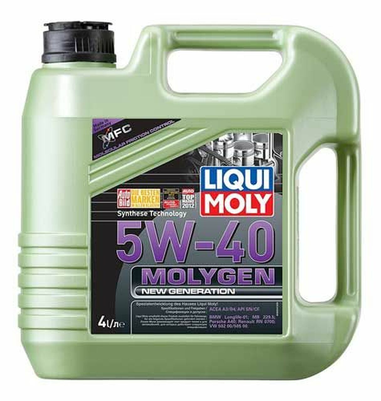 LIQUI MOLY MOLYGEN NEW GENERATION 5W-40 SYN 4L