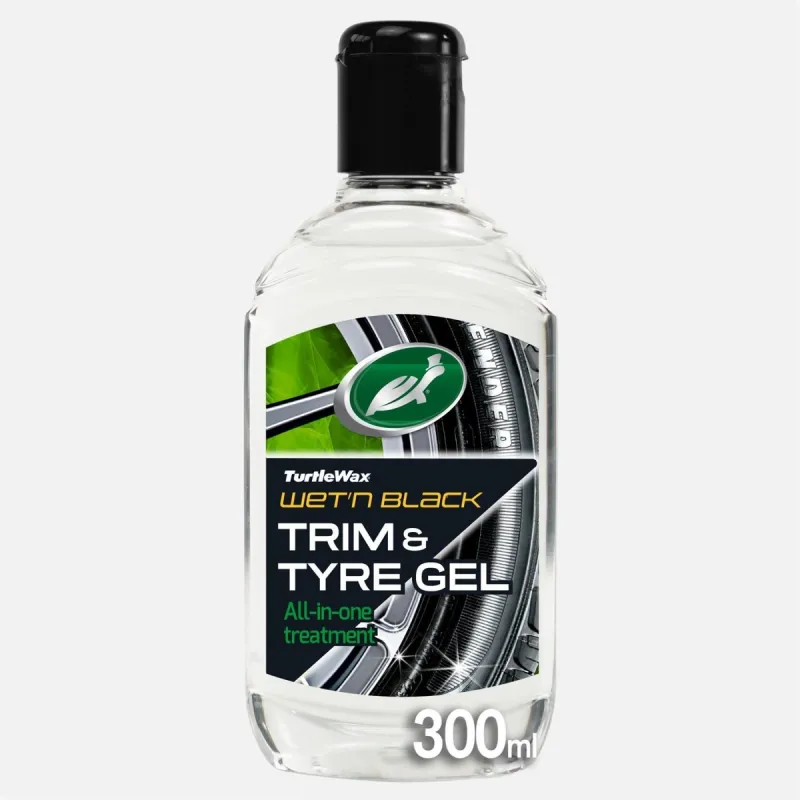 TURTLEWAX WET N BLACK TRIM & TYRE GEL 300ML