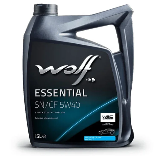 WOLF ESSENTIAL SN/CF 5W-40 SYN 5L