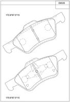FRONT BRAKE PAD SET