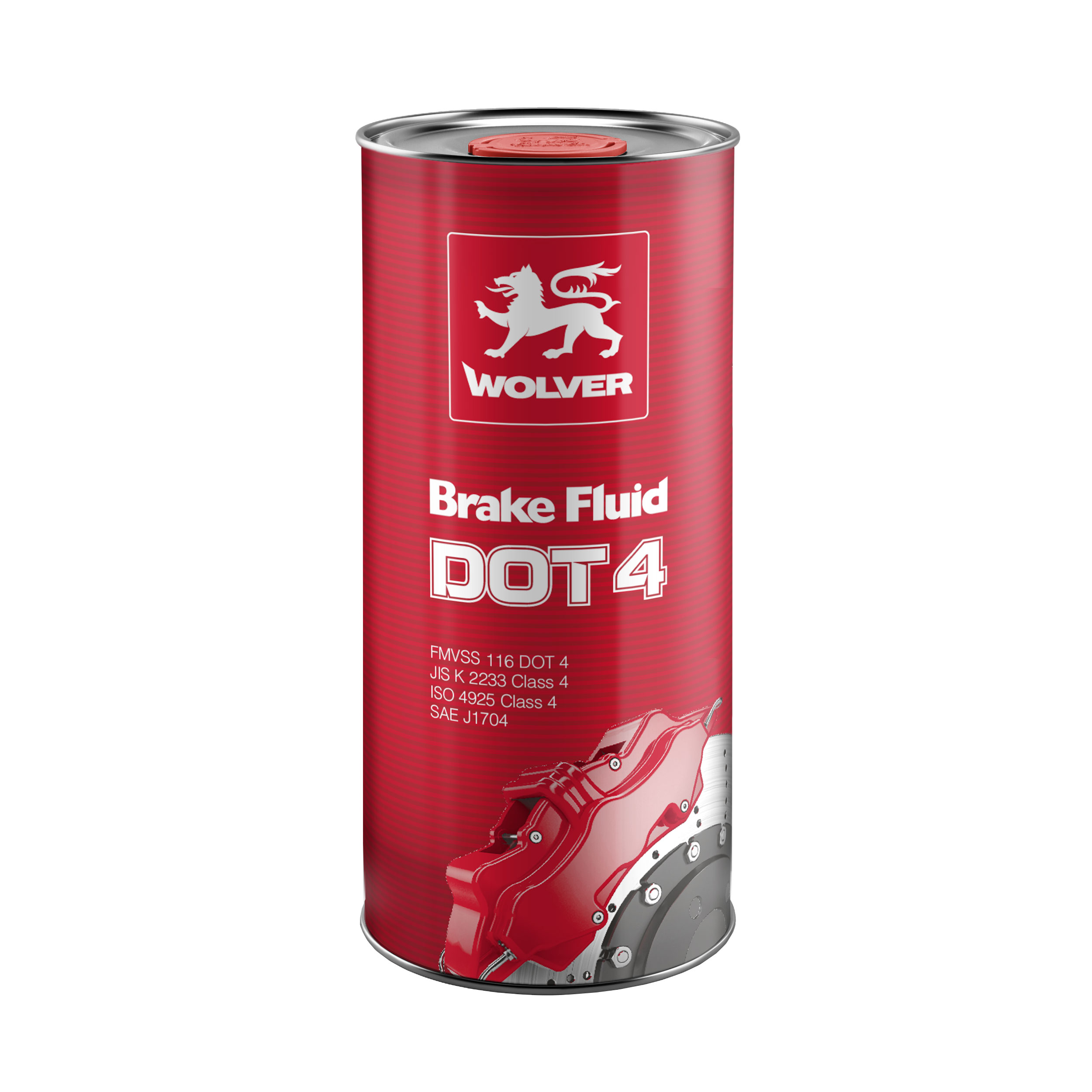 WOLVER DOT 4  BRAKE  FLUID 500ML 
